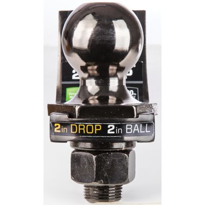 Reese Towpower Elite Black Nickel InterLock 2 in. Hitch Ball and Ball Mount Combination, 2 in. Drop, 3/4 in. Rise, 7039233