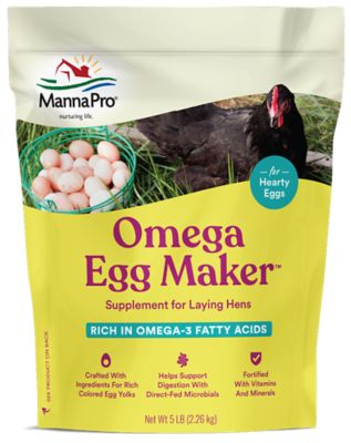 Manna Pro Omega Eggmaker Laying Hen Supplement, 5 lb.