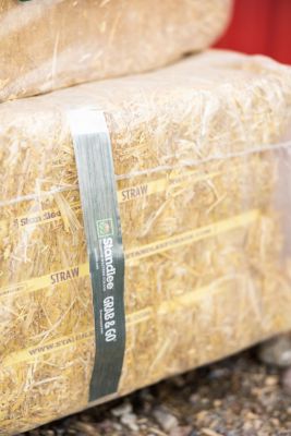 Image showing  Premium Products Certified Straw Grab and Go Compressed Bale Animal Bedding, 3.6 cu. ft.