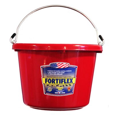 Fortiflex 8 qt. Heavy-Duty Multipurpose Feed/Water Bucket, Blue