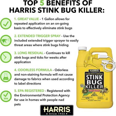 Image showing  Stink Bug Killer, Liquid Spray with Odorless and Non-Staining Formula (Gallon)