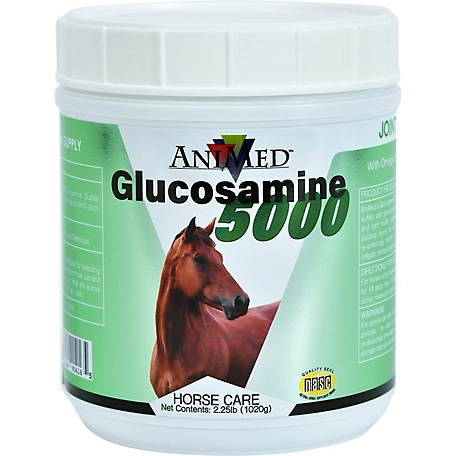 AniMed Glucosamine 5,000 Horse Supplement, 2.25 lb.