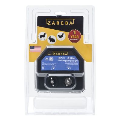 Image showing  0.07 Joule 2-Mile AC-Powered Electric Fence Charger, 110-120 VAC/60Hz/1V Input, 1,922V Output