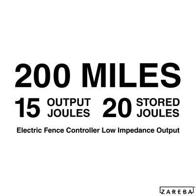 Image showing  15-Joule 200-Mile AC-Powered Low Impedance Electric Fence Charger