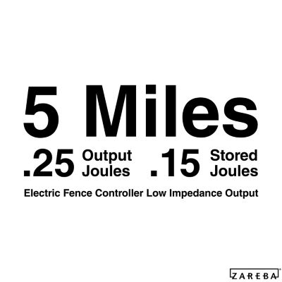 Image showing  5-Mile Battery-Operated Solid State Fence Charger