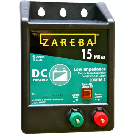 Zareba Low Impedance Electric Fence Charger 0.8 Joule 15 Mile 9.7kV Output Voltage Electric Fence Chargers