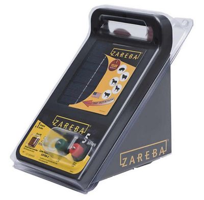 Image showing  0.15 Joule 5-Mile Solar-Powered Low Impedance Electric Fence Charger, 2-Week Battery Life