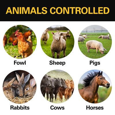 Image showing  0.15 Joule 5-Mile Solar-Powered Low Impedance Electric Fence Charger, 2-Week Battery Life