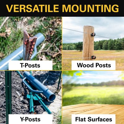 Image showing 6 th Zareba 0.15 Joule 5-Mile Solar-Powered Low Impedance Electric Fence Charger, 2-Week Battery Life