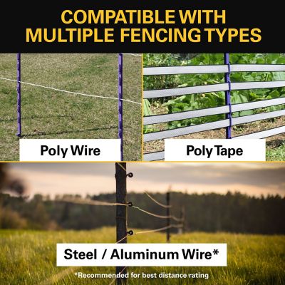 Image showing 7 th Zareba 0.15 Joule 5-Mile Solar-Powered Low Impedance Electric Fence Charger, 2-Week Battery Life