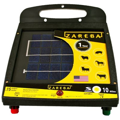 Zareba 10 Mile Solar Low Impedance Fence Charger 2 Week Battery Life 0 15 Joule Output Esp10m Z At Tractor Supply Co