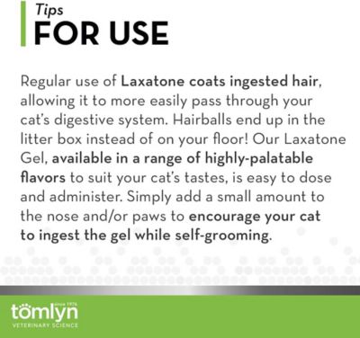 Image showing 4 th Tomlyn Laxatone Tuna Hairball Lubricant