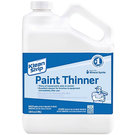 Paint Thinner Mineral Spirits Quart For Oil Based Finishes