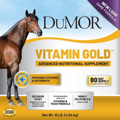 Image showing  Vitamin Gold Premium Pelleted Vitamin and Mineral Horse Supplement, 10 lb.