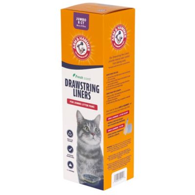 Image showing  Jumbo Drawstring Litter Box Liners, 8 ct.