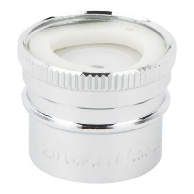 Image showing  55/64 in. Chrome Snap Female Aerator