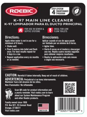 Image showing  32 oz. K-97 Main Line Cleaner, Plastic Bottle, Liquid
