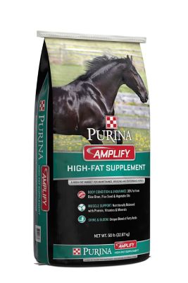 Purina Amplify High-Fat Horse Supplement, 50 lb. Bag