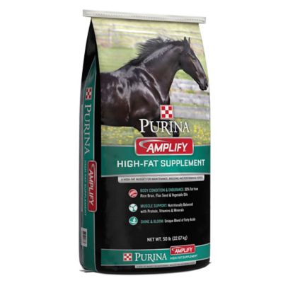 Purina Amplify High-Fat Horse Supplement, 50 lb. Bag