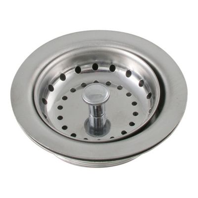 LDR Industries Sink Duo-Strainer, Stainless Steel