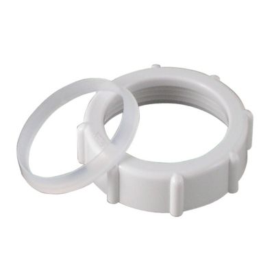 LDR Industries 1-1/4 in. Slip Nut & Washer, Plastic