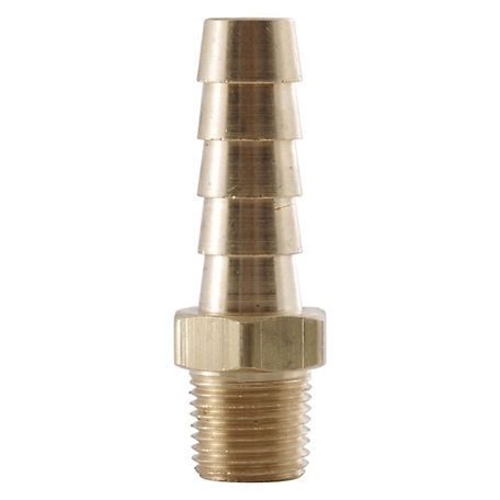 LDR Industries 5/16 in. ID x 1/4 in. M.I.P. Brass Fitting