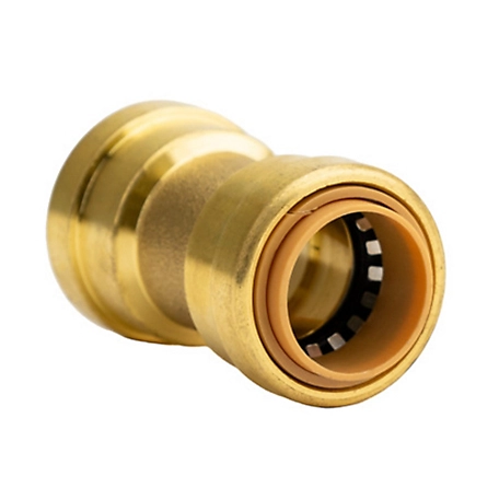 EZ-FLO 1-1/4-in x 1/2-in Compression Coupling Fitting in the Brass Fittings  department at