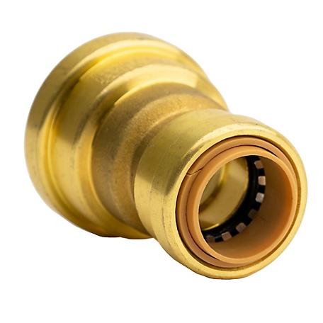 ProBite 3/4 in. x 1/2 in. Push-to-Connect Brass Reducing Coupling Fitting