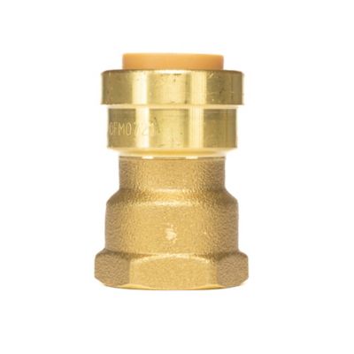 Image showing  1/2 in. Push-to-Connect x 1/2 in. FNPT Female Brass Adapter Fitting