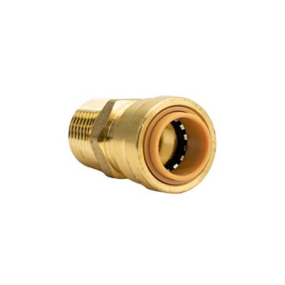 ProBite 1/2 in. Push-to-Connect x 1/2 in. MNPT Male Brass Adapter Fitting