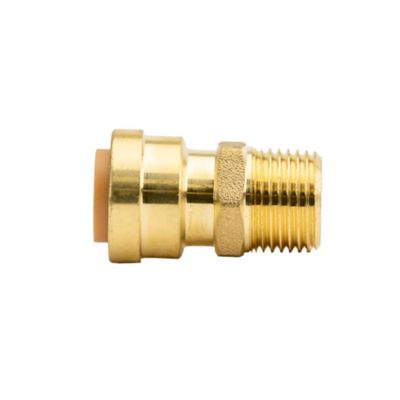 Image showing  1/2 in. Push-to-Connect x 1/2 in. MNPT Male Brass Adapter Fitting