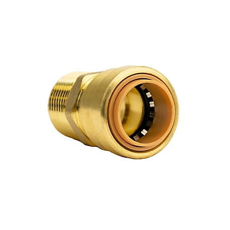 ProBite 3/4 in. Push-to-Connect x 3/4 in. MNPT Male Brass Adapter Fitting