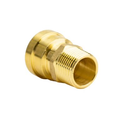 Image showing  3/4 in. Push-to-Connect x 3/4 in. MNPT Male Brass Adapter Fitting