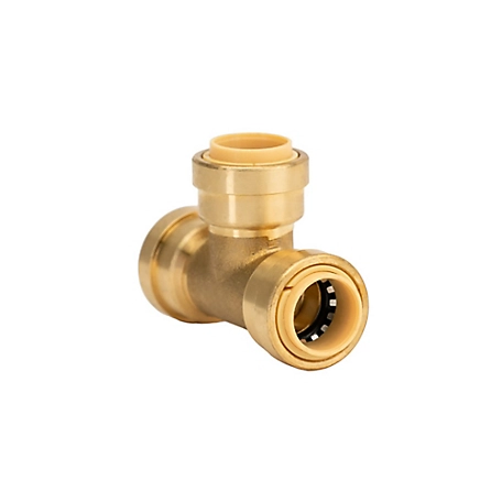 ProBite 1/2 in. Push-to-Connect Brass Tee Fitting