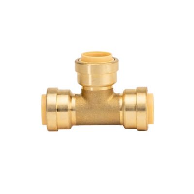 Image showing  1/2 in. Push-to-Connect Brass Tee Fitting