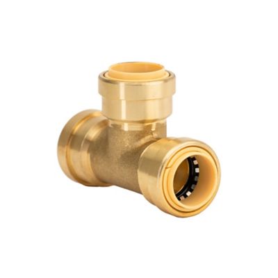 ProBite 3/4 in. Push-to-Connect Brass Tee Fitting