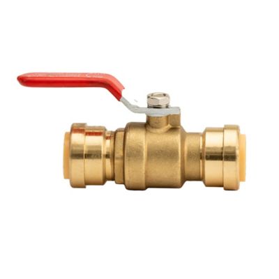 Image showing  3/4 in. Brass Push-to-Connect Full Port Ball Valve
