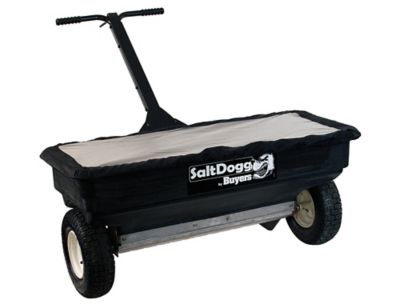 SaltDogg 200 lb. Capacity 44 in. Walk Behind Broadcast Spreader, 2.5 cu. ft., Poly/Stainless Steel