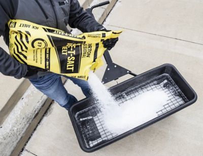 Image showing  200 lb./2.5 cu. ft. Poly and Stainless Steel Walk Behind Drop Spreader