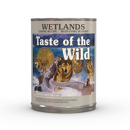 Taste of the Wild Wetlands Canine Recipe with Fowl in Gravy Wet Dog Food, 13.2 oz. Can