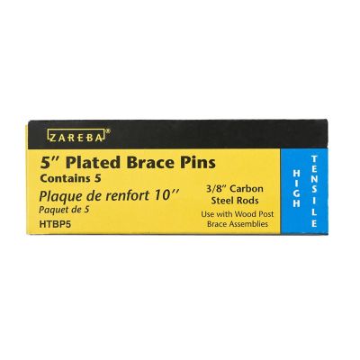 Image showing  5 in. Galvanized Brace Pins for 3/8 in. Holes, 5-Pack