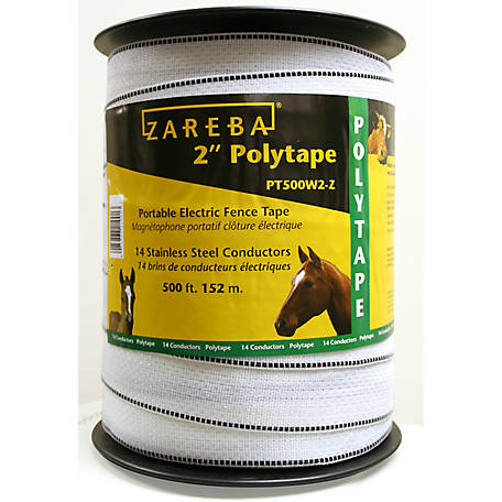 electric fence tape 20mm x 200m White Poly Fencing Horse Paddock horse sheep 