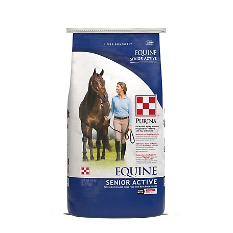 Purina Equine Active Senior Horse Feed, 50 lb. Bag