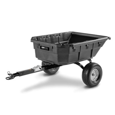 Ohio Steel Tow Behind 15 cu. ft. Hybrid ATV and Lawn/Garden Poly Swivel Dump Cart, 1,250 lb. Capacity