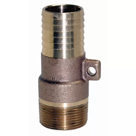 Brass Male Reducer Adapter for Water Source with Rope Loop 1-1/4 in x 1 in. Pump Parts & Accessories