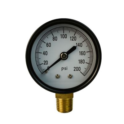Image showing  200 PSI Pressure Gauge with 1/4 in. Lower Connection