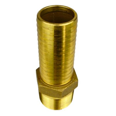 Image showing  Brass Extra-Long Male Insert Adapter, 1-1/4 in.