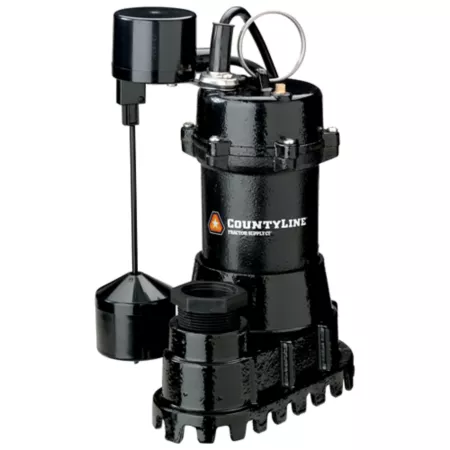 CountyLine 1/2 HP Cast Iron Electric Submersible Sump Pump with Vertical Switch 4 200 GPH Sump Pumps