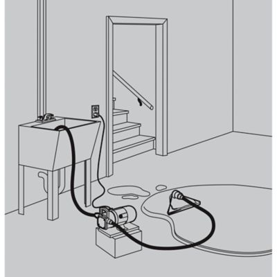 Image showing  350 GPH 1/12 HP Transfer Utility Pump