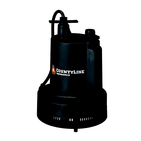 CountyLine 1/4 HP 115V Submersible Thermoplastic Utility Pump, CLSU6